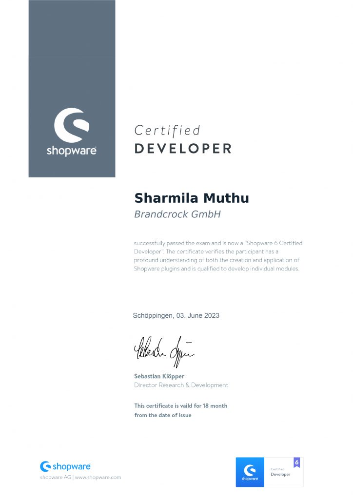 sw6CertifiedDeveloper_Sharmila-Muthu